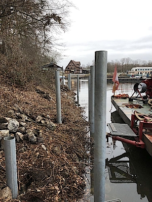 Stahlwasserbau Rammgründungen Wegener Maschinenbau