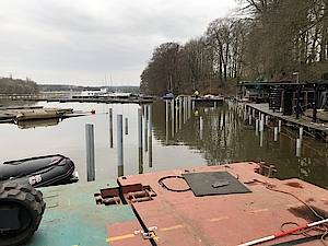 Stahlwasserbau Rammgründungen Wegener Maschinenbau