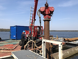 Stahlwasserbau Rammgründungen Wegener Maschinenbau